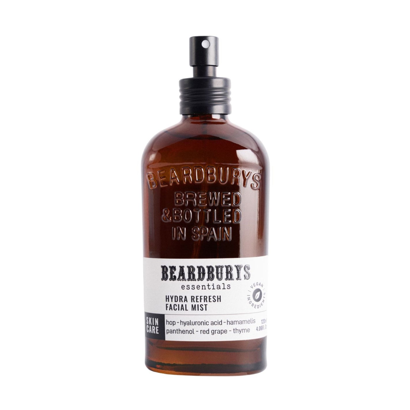 Чоловічий освіжальний міст для обличчя Beardburys Essentials Hydra Refresh Facial Mist, 120 мл